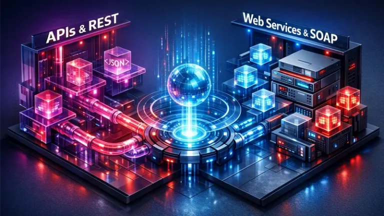 وب سرویس و API برای اتصال نرم افزارها